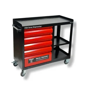 Takım Dolabı Raflı 5 Çekmeceli