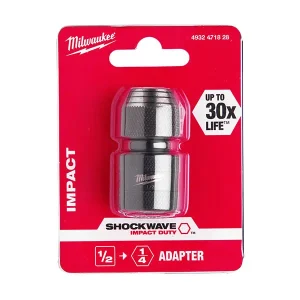 MİLWAUKEE 1/2 Sd den 1/4 Shockwave Geçiş Bits Uç Adaptörü 4932471828