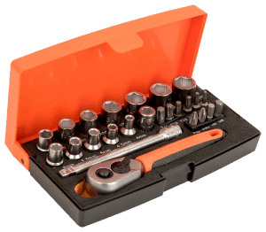 Bahco Lokma takımı 1/4''  SL25