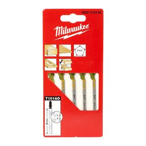 MİLWAUKEE 4932373392 T101 AO Ahşap Dekupaj Testere Bıçağı - Hassas Kavis Kesim 5'Lİ PAKET