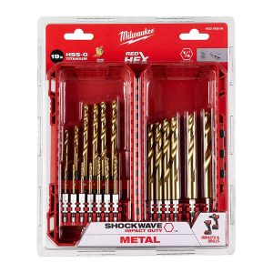 MİLWAUKEE 4932493866 19 Parça Hss-G Hex Girişli Metal Matkap Ucu Seti